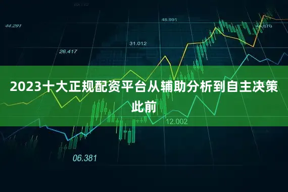 2023十大正规配资平台从辅助分析到自主决策此前
